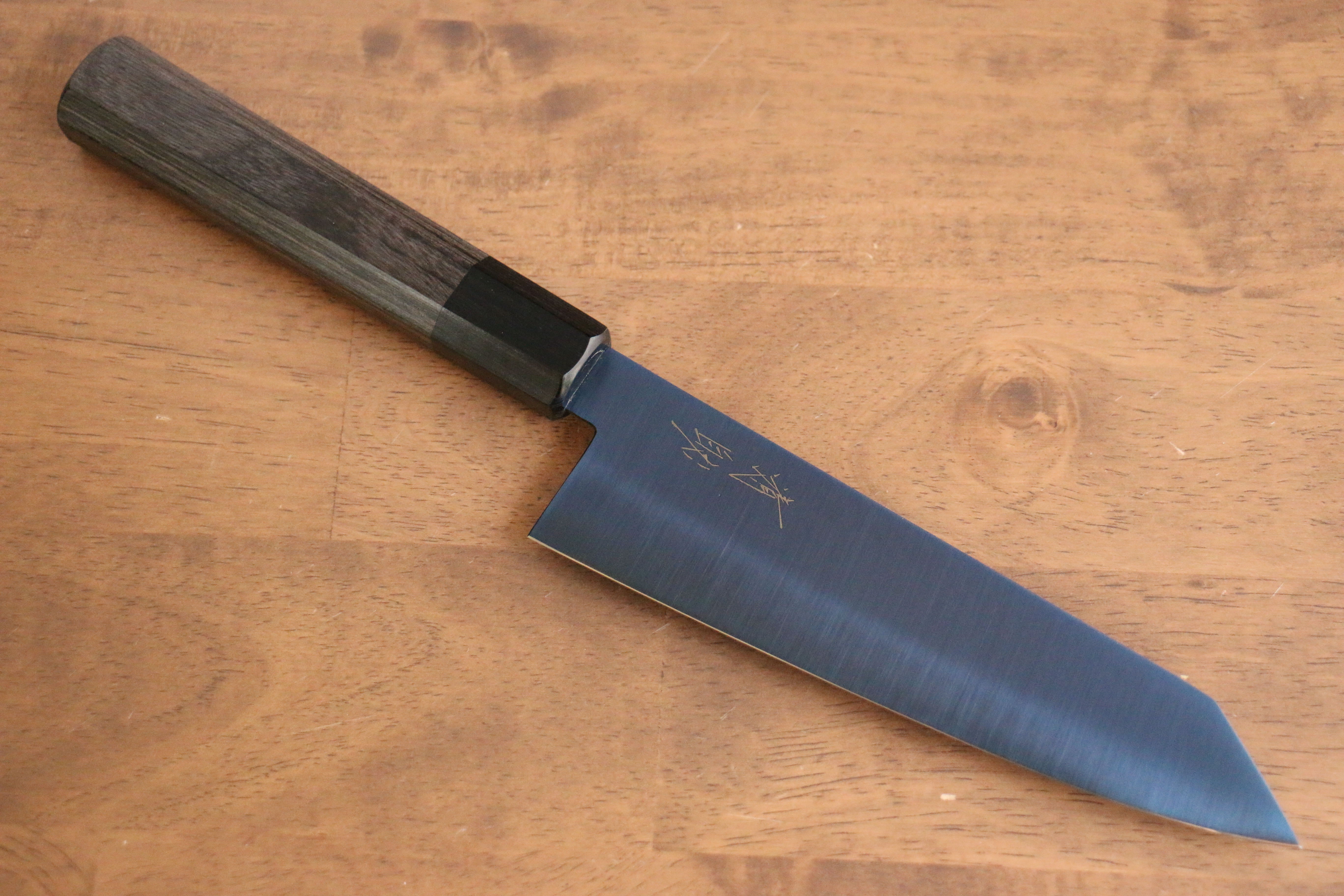 Seisuke SK-85 Ion plating Kiritsuke Santoku 180mm Gray Pakka wood Handle - Japanny - Best Japanese Knife