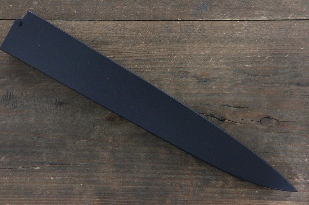 Black Saya Sheath for Yanagiba Sashimi Knife with Plywood Pin-240mm - Japanny - Best Japanese Knife