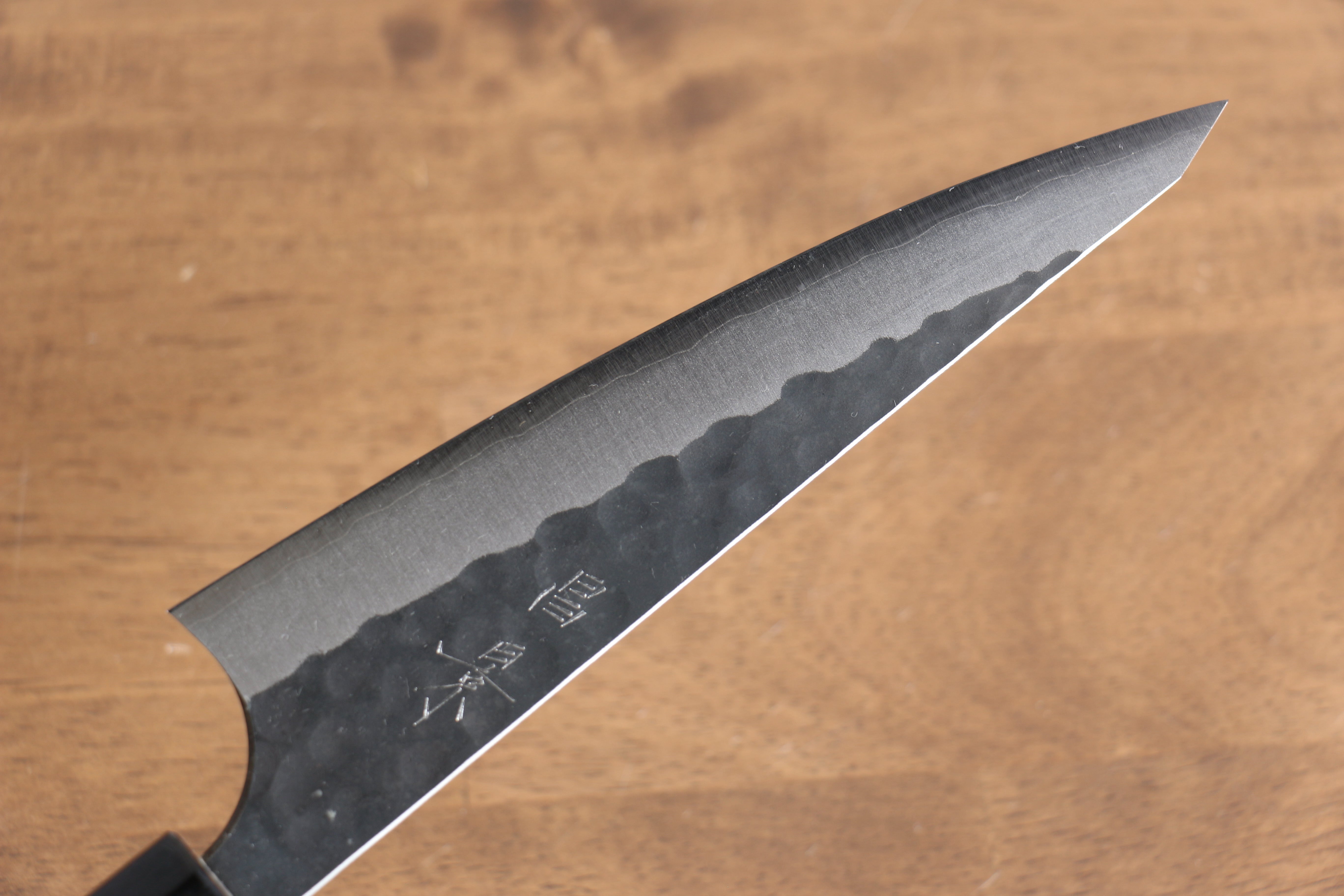 Masakage Koishi Blue Super Black Finished Honesuki Boning 150mm American Cherry Handle - Japanny - Best Japanese Knife