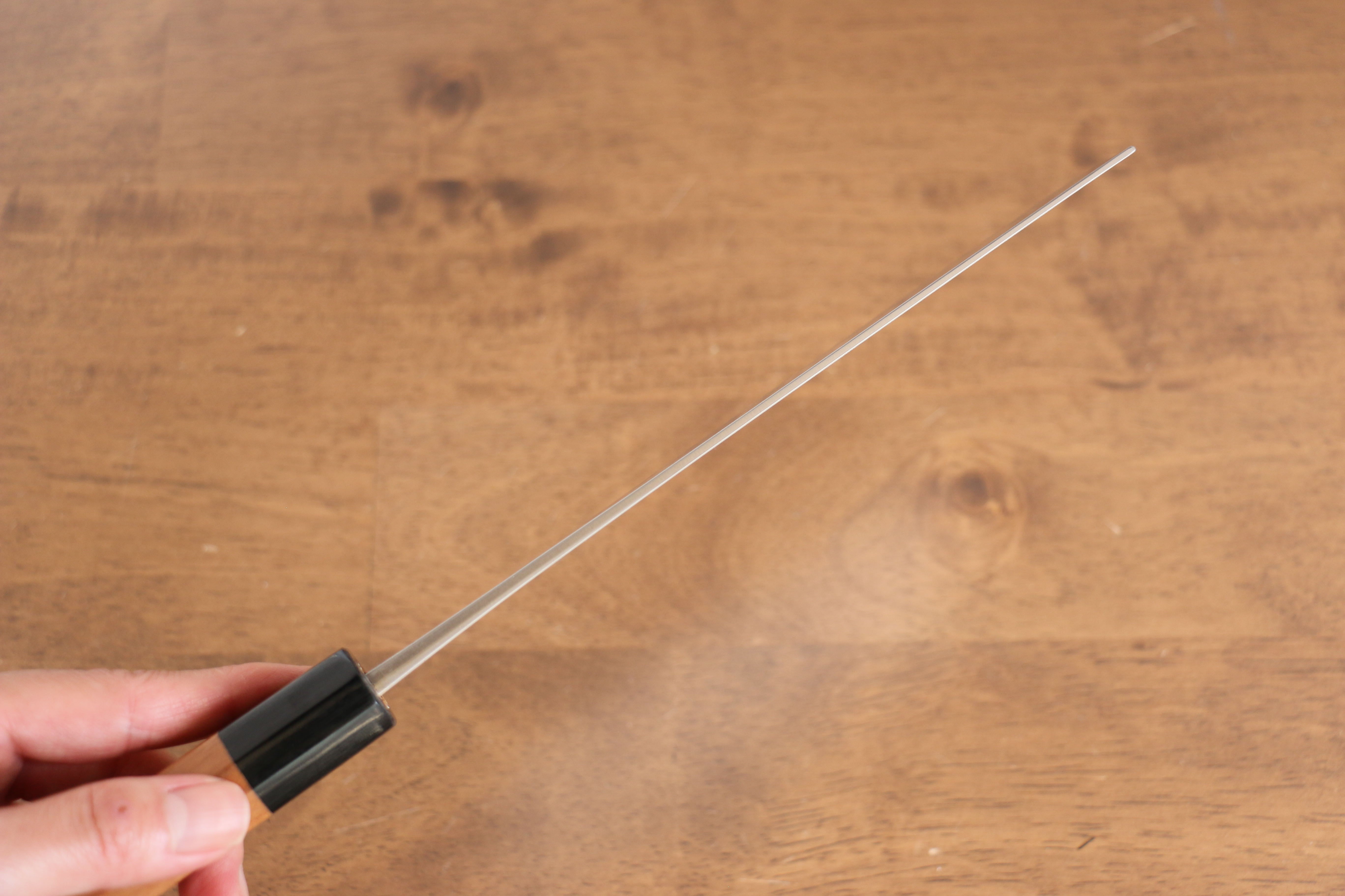 Nao Yamamoto VG10 Damascus Nakiri 165mm Cherry Wood Handle - Japanny - Best Japanese Knife