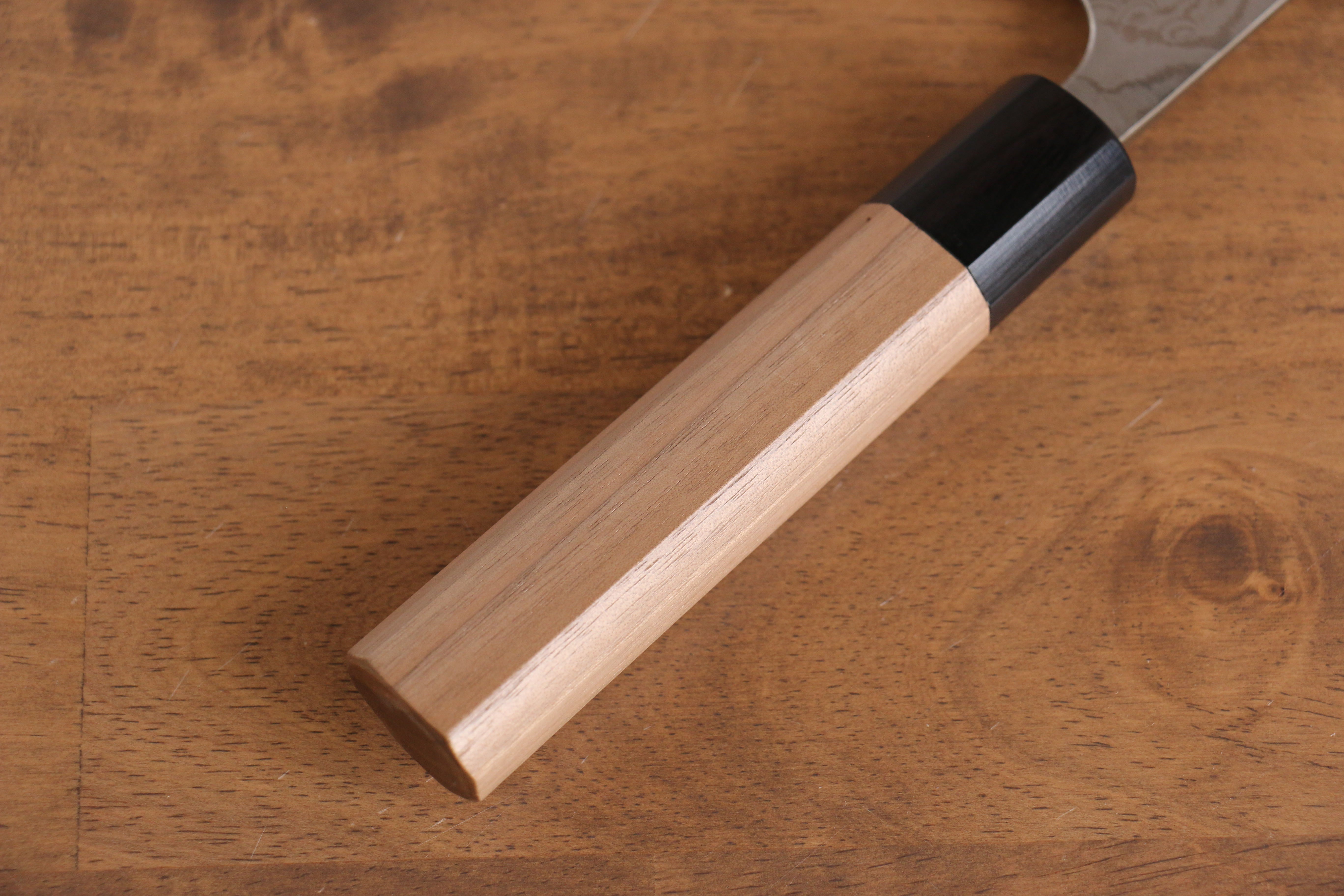 Nao Yamamoto VG10 Damascus Santoku 165mm Walnut Handle - Japanny - Best Japanese Knife