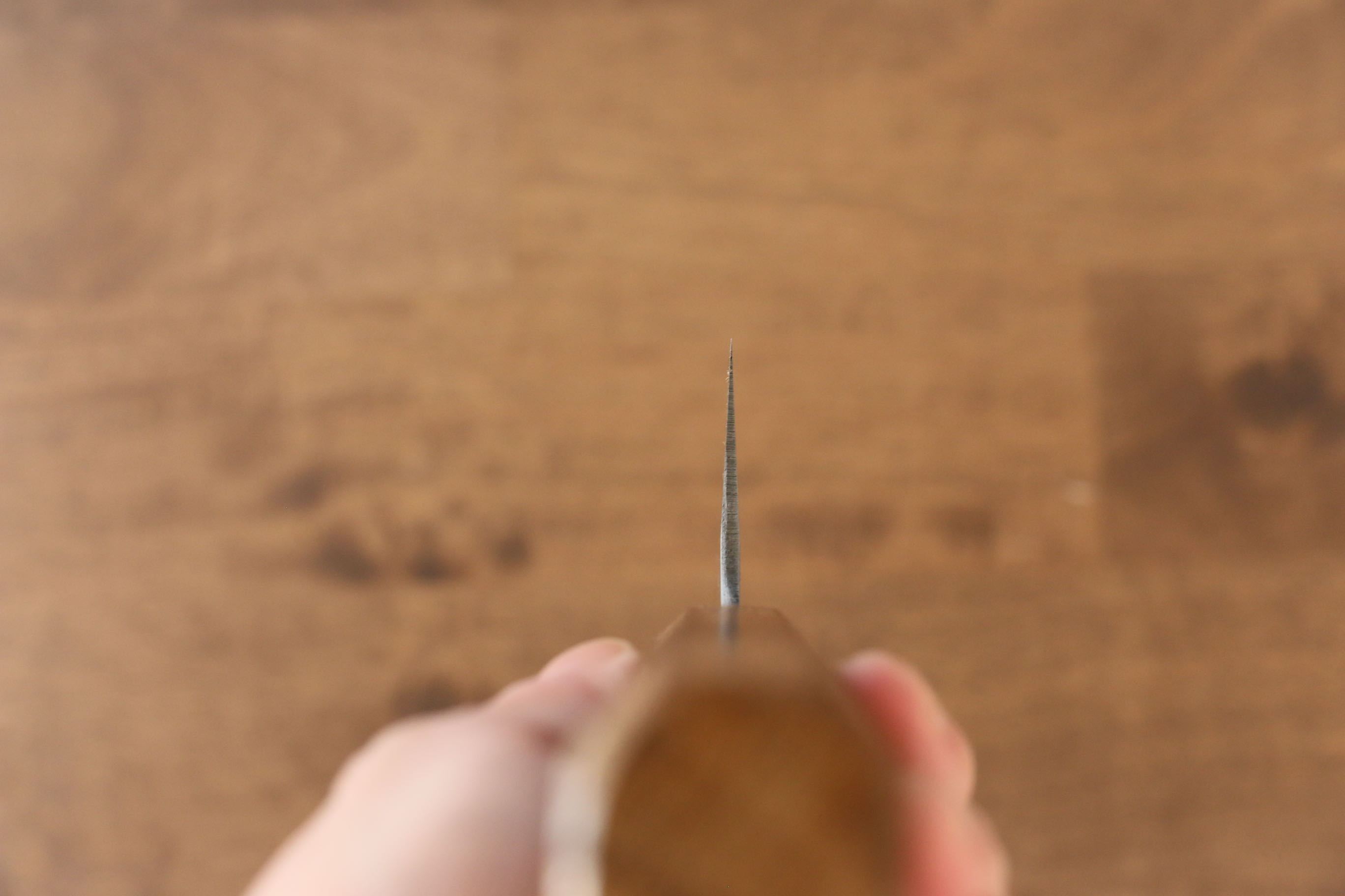 Seisuke White Steel No.2 Gyuto 240mm Burnt Oak (Mehakkaku) Handle - Japanny - Best Japanese Knife