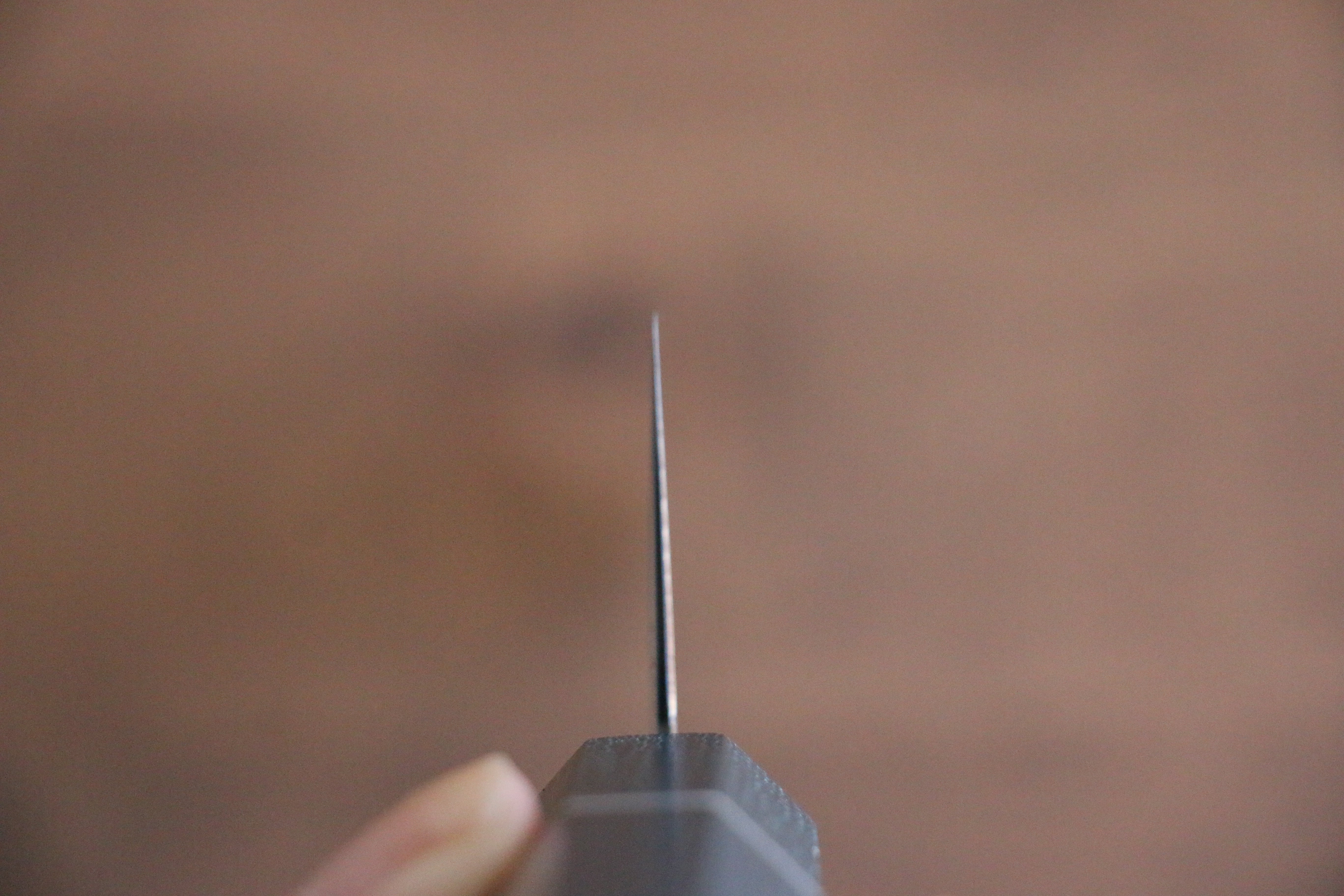 Seisuke VG5 Nashiji black dye Gyuto 210mm Blue Canvas Micarta Handle - Japanny - Best Japanese Knife