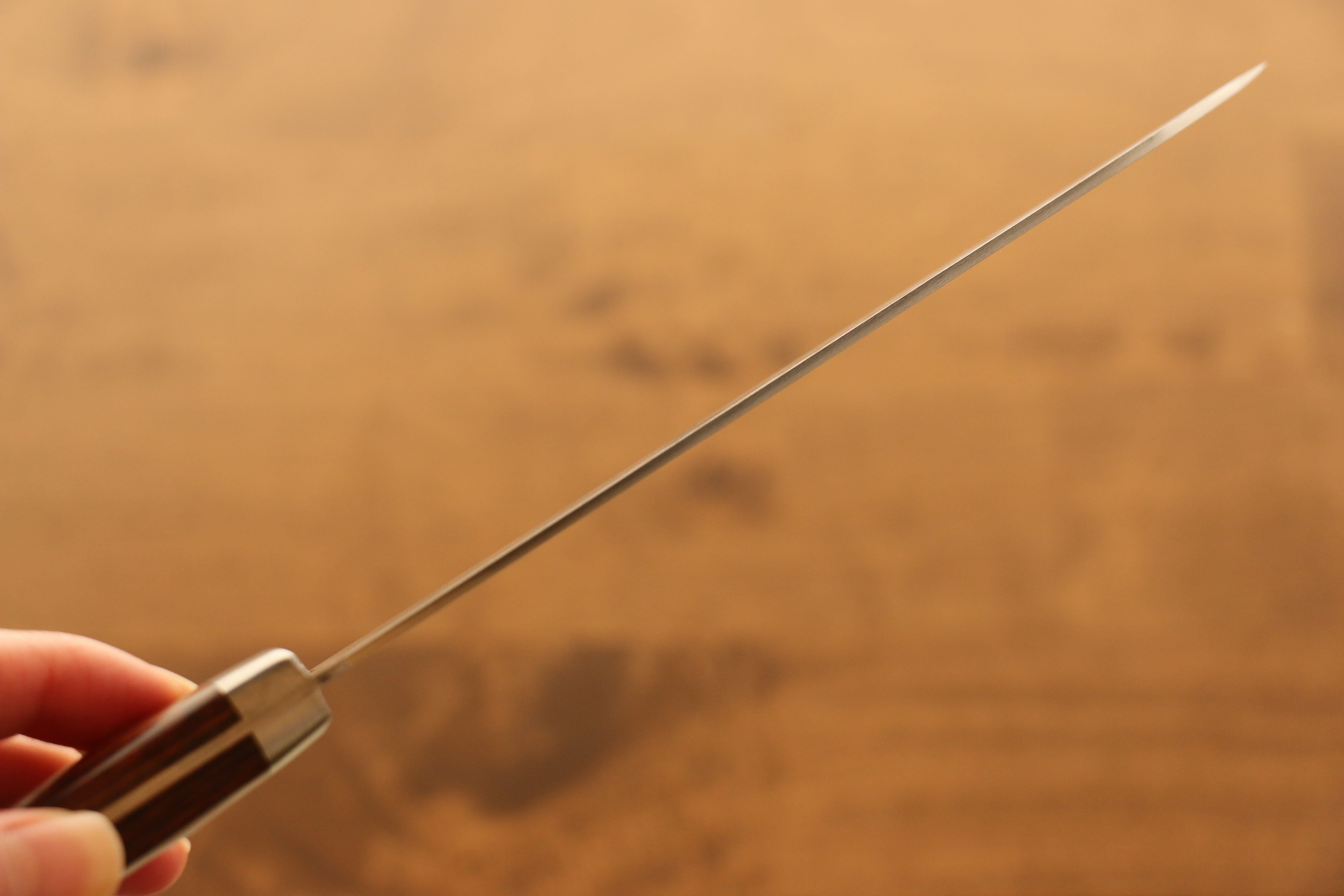 Kunihira Sairyu VG10 Damascus Santoku 170mm Mahogany Handle - Japanny - Best Japanese Knife