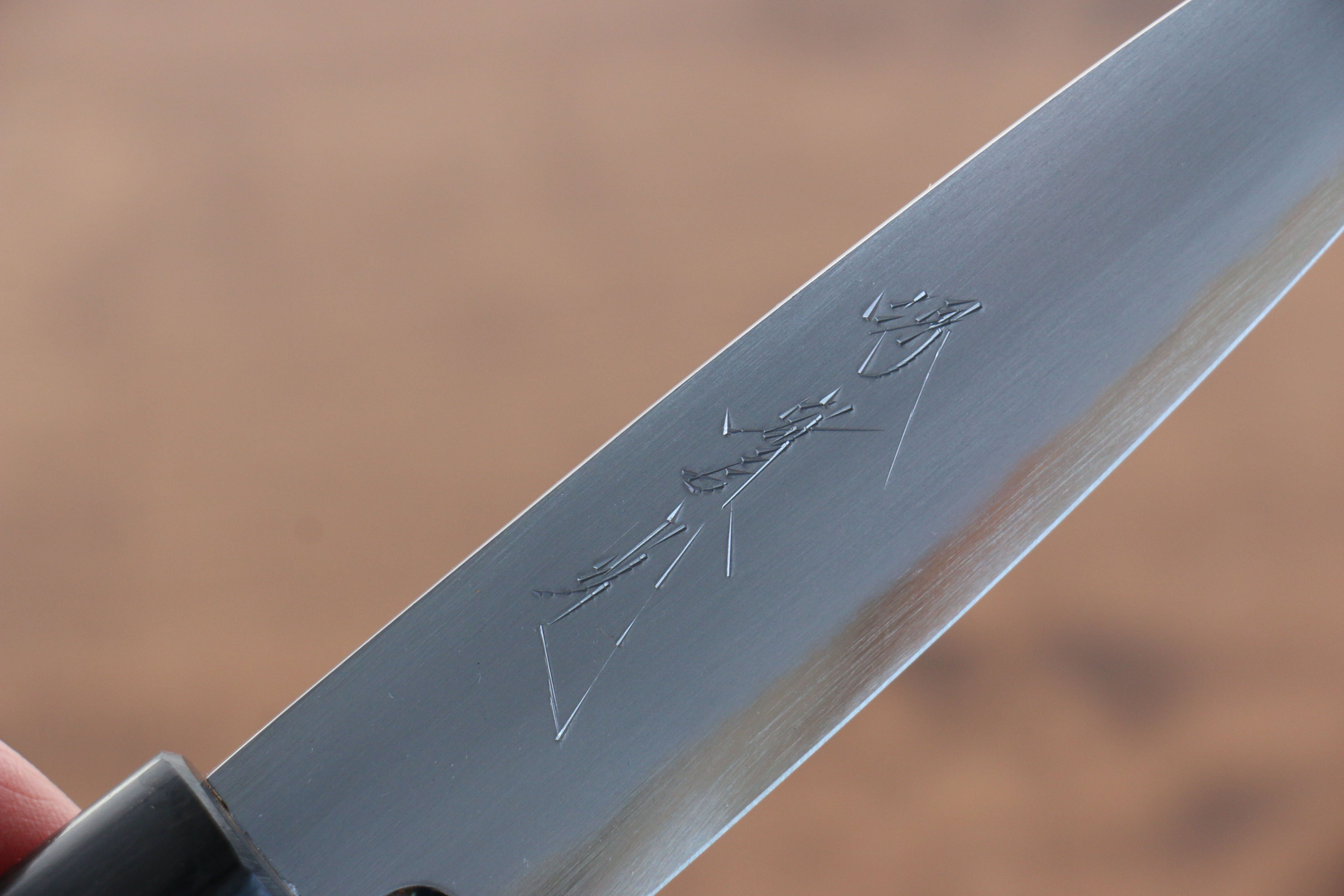 Jikko White Steel No.2 Petty-Utility 120mm Shitan Handle - Japanny - Best Japanese Knife
