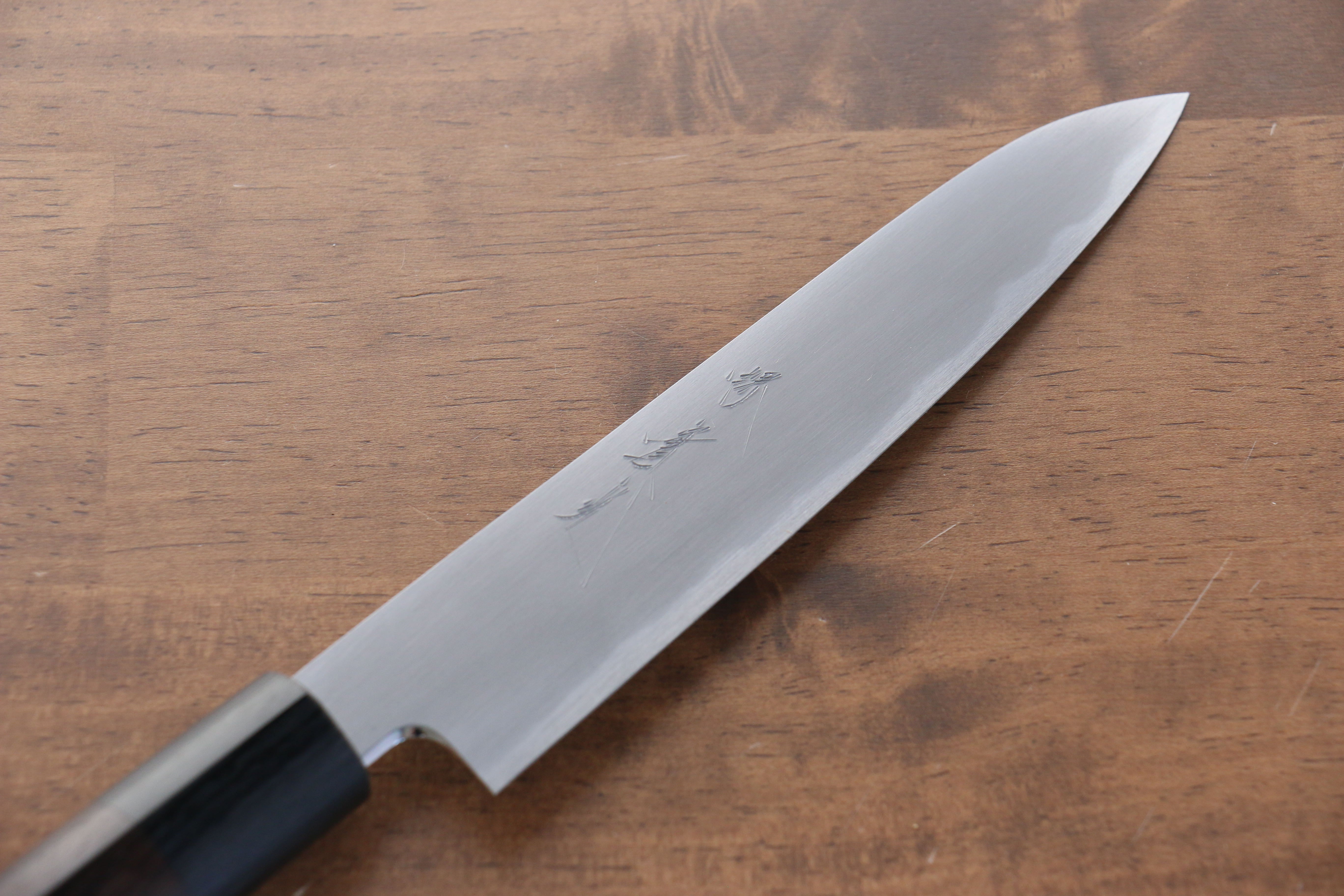 Jikko White Steel No.2 Petty-Utility 150mm Shitan Handle - Japanny - Best Japanese Knife