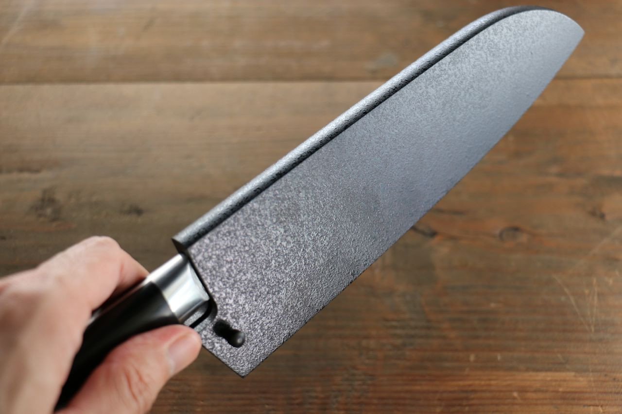 SandPattern Saya Sheath for Santoku Knife with Plywood Pin 180mm - Japanny - Best Japanese Knife