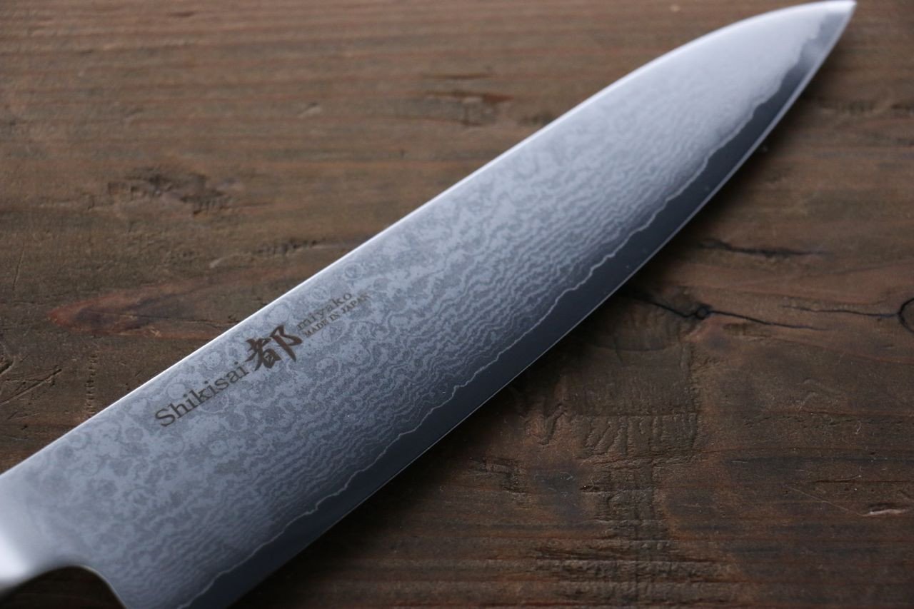 Miyako AUS8 33 Layer Damascus Gyuto 180mm - Japanny - Best Japanese Knife