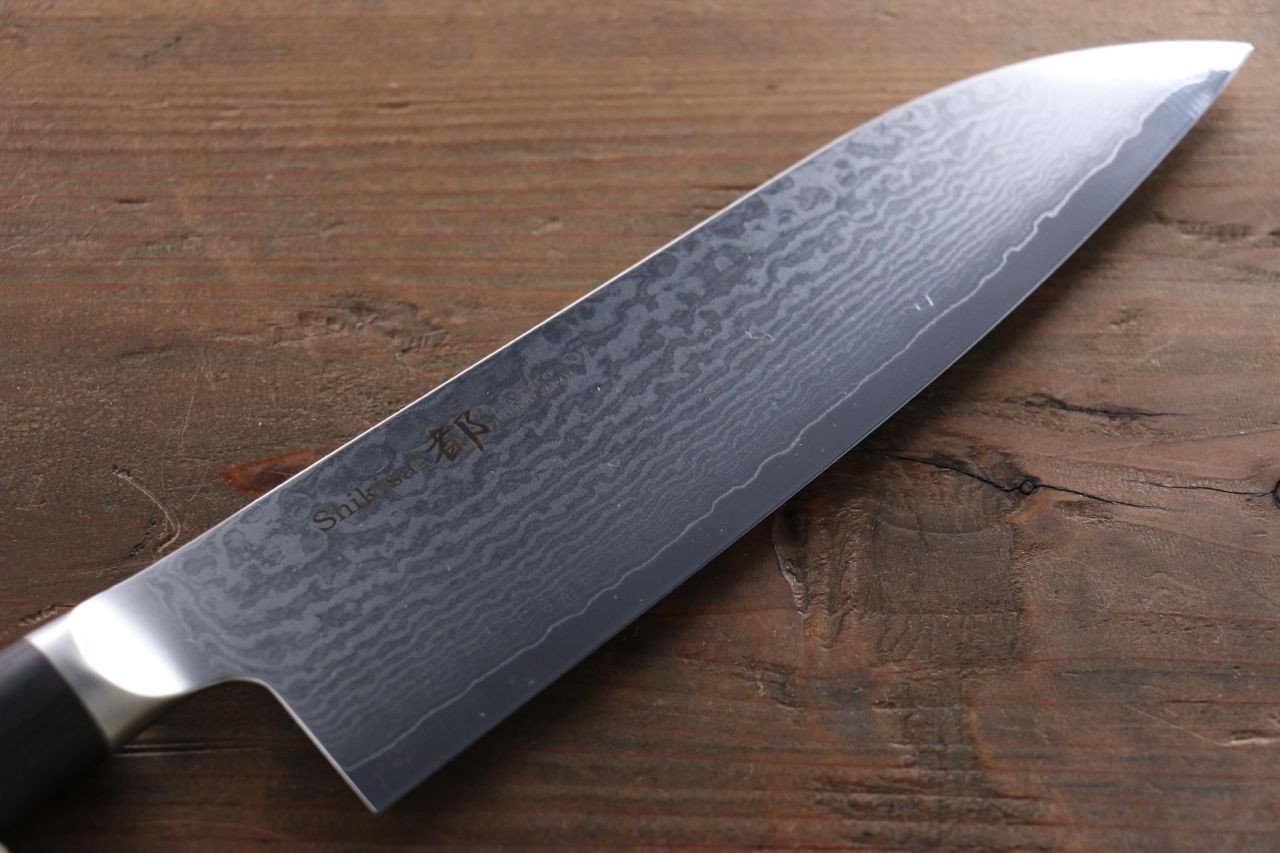 Miyako AUS8 33 Layer Damascus Santoku 180mm (Super Deal) - Japanny - Best Japanese Knife