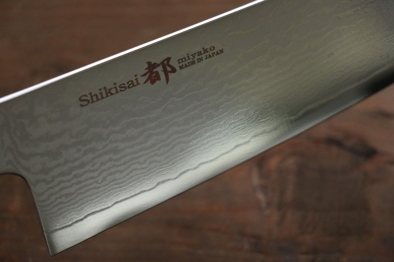 Miyako AUS8 33 Layer Damascus Santoku 180mm (Super Deal) - Japanny - Best Japanese Knife