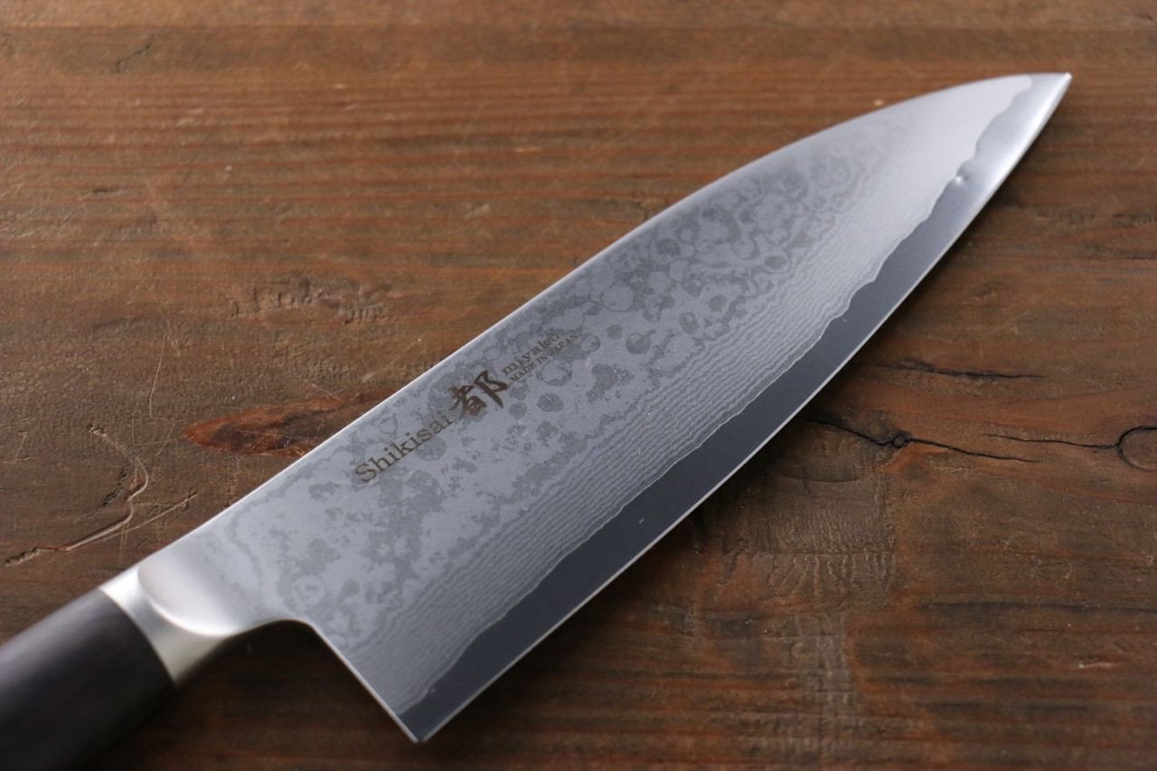 Miyako AUS8 33 Layer Damascus Deba 165mm - Japanny - Best Japanese Knife