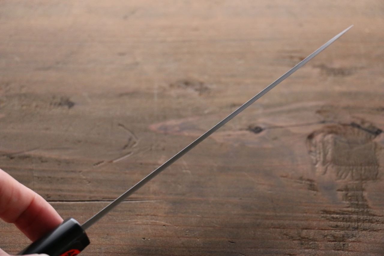 Shigeki Tanaka Blue Steel No.2 17 Layer Damascus Japanese Chef's Petty Knife 150mm with Magnolia Handle (ferrule: Water Buffalo) - Japanny - Best Japanese Knife