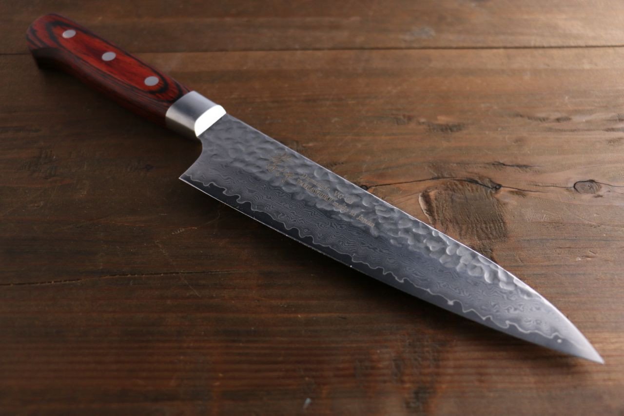 Sakai Takayuki 33 Layer Damascus Gyuto 180mm & Petty 120mm Japanese Knives Set - Japanny - Best Japanese Knife