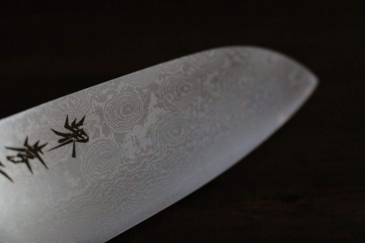 Sakai Takayuki Silver Steel No.3 Damascus Santoku 180mm - Japanny - Best Japanese Knife