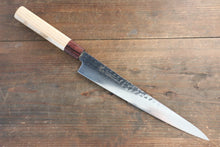  Sakai Takayuki VG10 33 Layer Damascus Sujihiki 240mm Keyaki (Japanese Elm) Handle