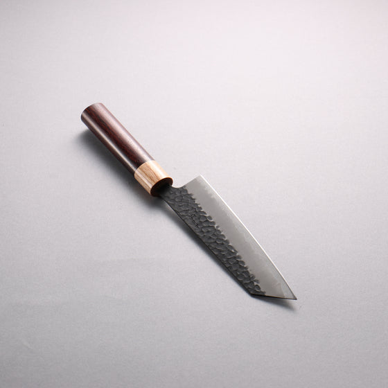 Seisuke Blue Super Hammered Bunka  170mm Rosewood (Ferrule: White Pakka Wood) Handle - Japanny - Best Japanese Knife