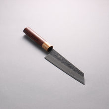  Seisuke Blue Super Black Nashiji Bunka  170mm Rosewood (Ferrule: White Pakka Wood) Handle - Japanny - Best Japanese Knife