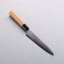  Seisuke VG10 Damascus Petty-Utility  150mm Teak (ferrule: Black Water Buffalo Horn) Handle - Japanny - Best Japanese Knife