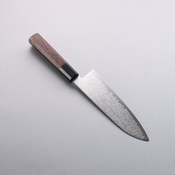 Seisuke VG10 Damascus Santoku  180mm Wenge Handle - Japanny - Best Japanese Knife