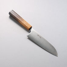  Seisuke AUS8 Coreless Santoku  180mm Burnt Oak Handle - Japanny - Best Japanese Knife