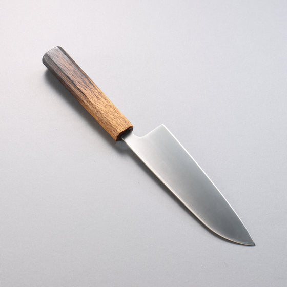 Seisuke AUS8 Coreless Santoku  180mm Burnt Oak Handle - Japanny - Best Japanese Knife