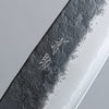 Seisuke Blue Super Black Nashiji Santoku  170mm Rosewood (Ferrule: White Pakka Wood) Handle - Japanny - Best Japanese Knife