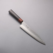  Seisuke VG10 33 Layer Hammered Damascus Gyuto  210mm Black Pakka wood Handle - Japanny - Best Japanese Knife