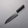 Taiki Kawamoto VG10 Lightly Hammered Gyuto  210mm Indigo colored Wood Handle - Japanny - Best Japanese Knife