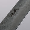 Seisuke Stainless Steel 440C Hammered Damascus Sujihiki  240mm Oak Handle - Japanny - Best Japanese Knife