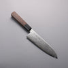 Seisuke SG2 Damascus Migaki Finished Santoku  180mm Wenge Handle - Japanny - Best Japanese Knife