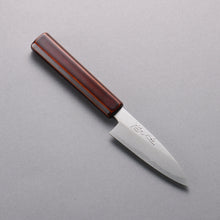  Hado Silver Steel No.3 Migaki Finished Paring  90mm Lacquered (Kijiro-nuri) Handle - Japanny - Best Japanese Knife