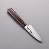 Hado Silver Steel No.3 Migaki Finished Paring  90mm Lacquered (Kijiro-nuri) Handle - Japanny - Best Japanese Knife