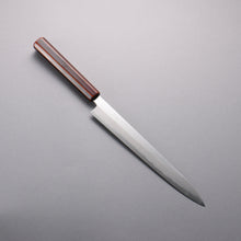  Hado Silver Steel No.3 Migaki Finished Sujihiki  240mm Lacquered (Kijiro-nuri) Handle - Japanny - Best Japanese Knife