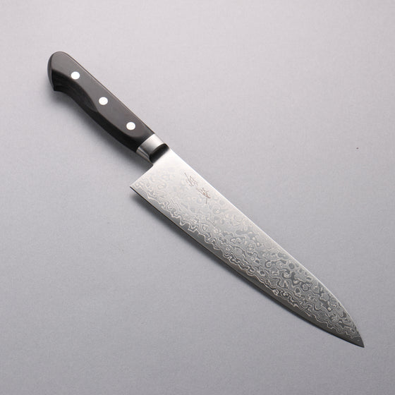 Seisuke AUS10 45 Layer Damascus Gyuto 210mm Black Pakka wood Handle - Japanny - Best Japanese Knife