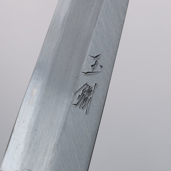 Tessen by Tanaka [Left Handed] Tamahagane Petty-Utility  145mm Wild Cherry Handle - Japanny - Best Japanese Knife