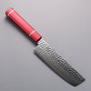 Sakai Takayuki VG10 33 Layer Damascus Nakiri 160mm Live oak Lacquered (Kouseki) Handle - Japanny - Best Japanese Knife