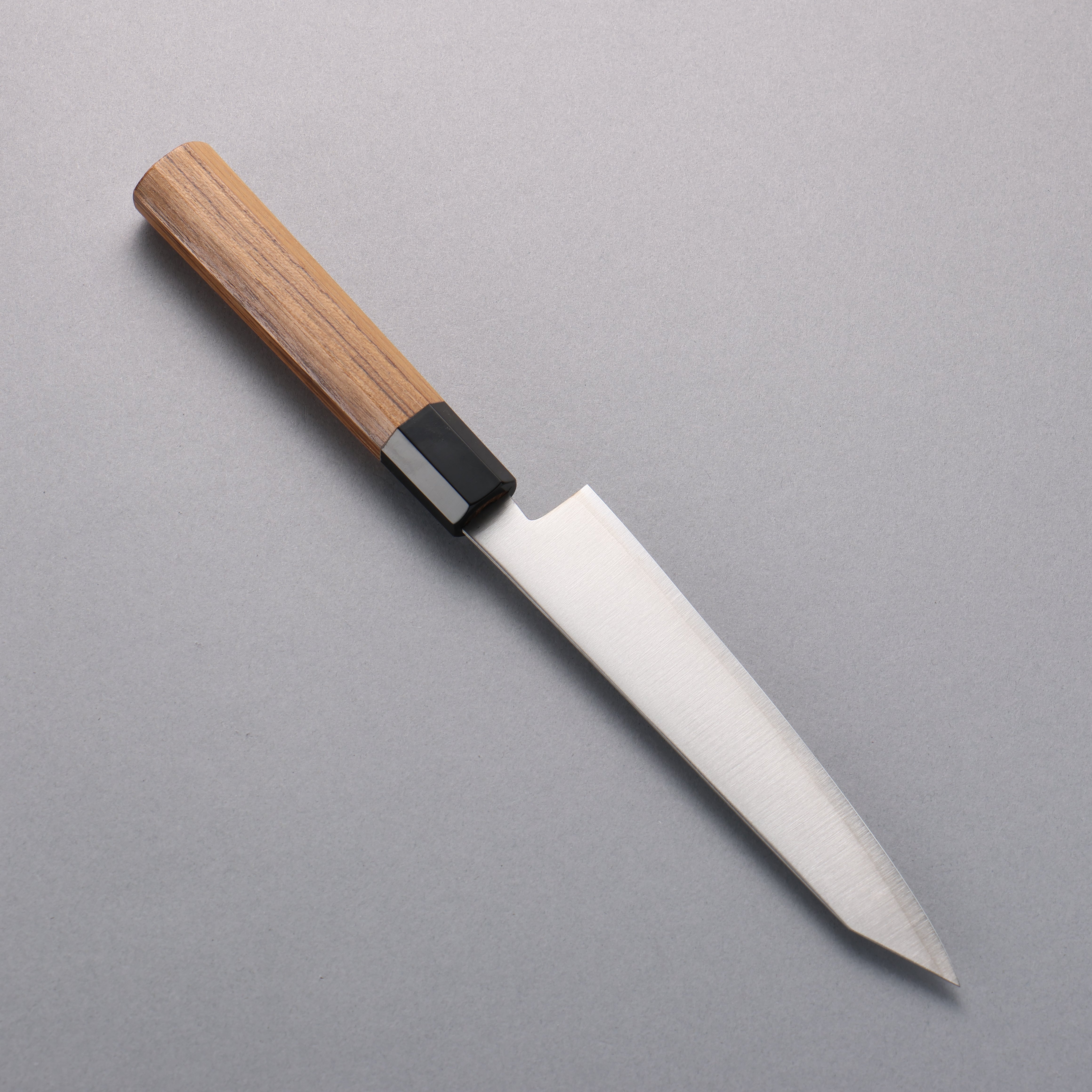 Seisuke SG2 Kiritsuke Petty-Utility  150mm Teak (ferrule: Black Water Buffalo Horn) Handle - Japanny - Best Japanese Knife