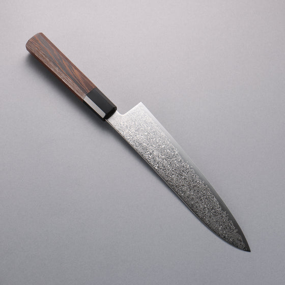 Seisuke SG2 Damascus Migaki Finished Gyuto  210mm Wenge Handle - Japanny - Best Japanese Knife