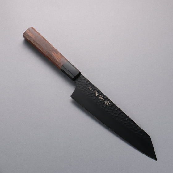 Sakai Takayuki Kurokage VG10 Hammered Teflon Coating Kengata Gyuto 190mm Wenge Handle - Japanny - Best Japanese Knife