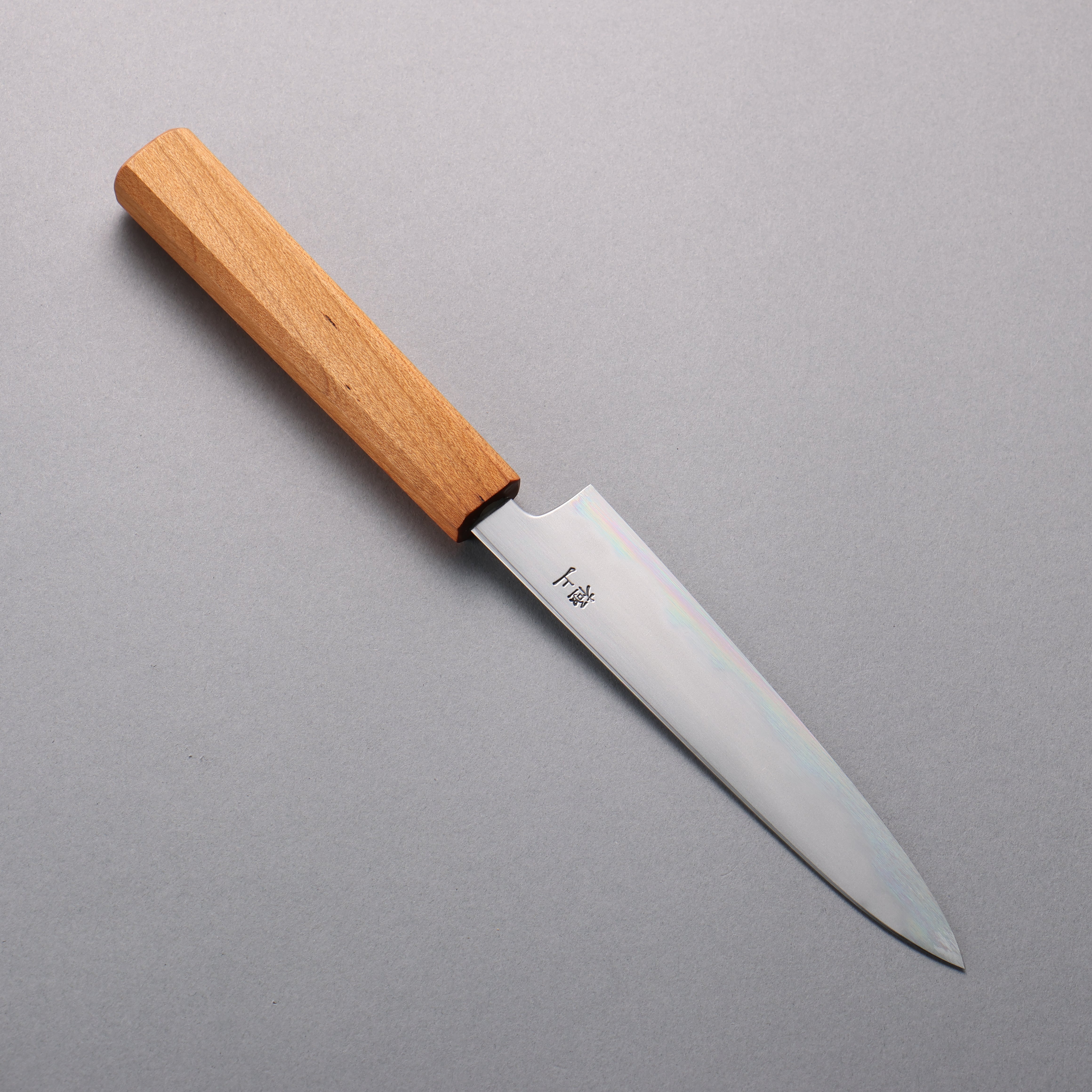 Kagekiyo Finest White Steel No.2 Petty-Utility 150mm Cherry Tree Handle with Sheath - Japanny - Best Japanese Knife