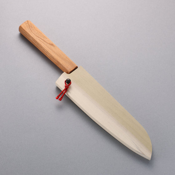 Kagekiyo Finest White Steel Santoku  170mm Cherry Tree Handle with Sheath - Japanny - Best Japanese Knife