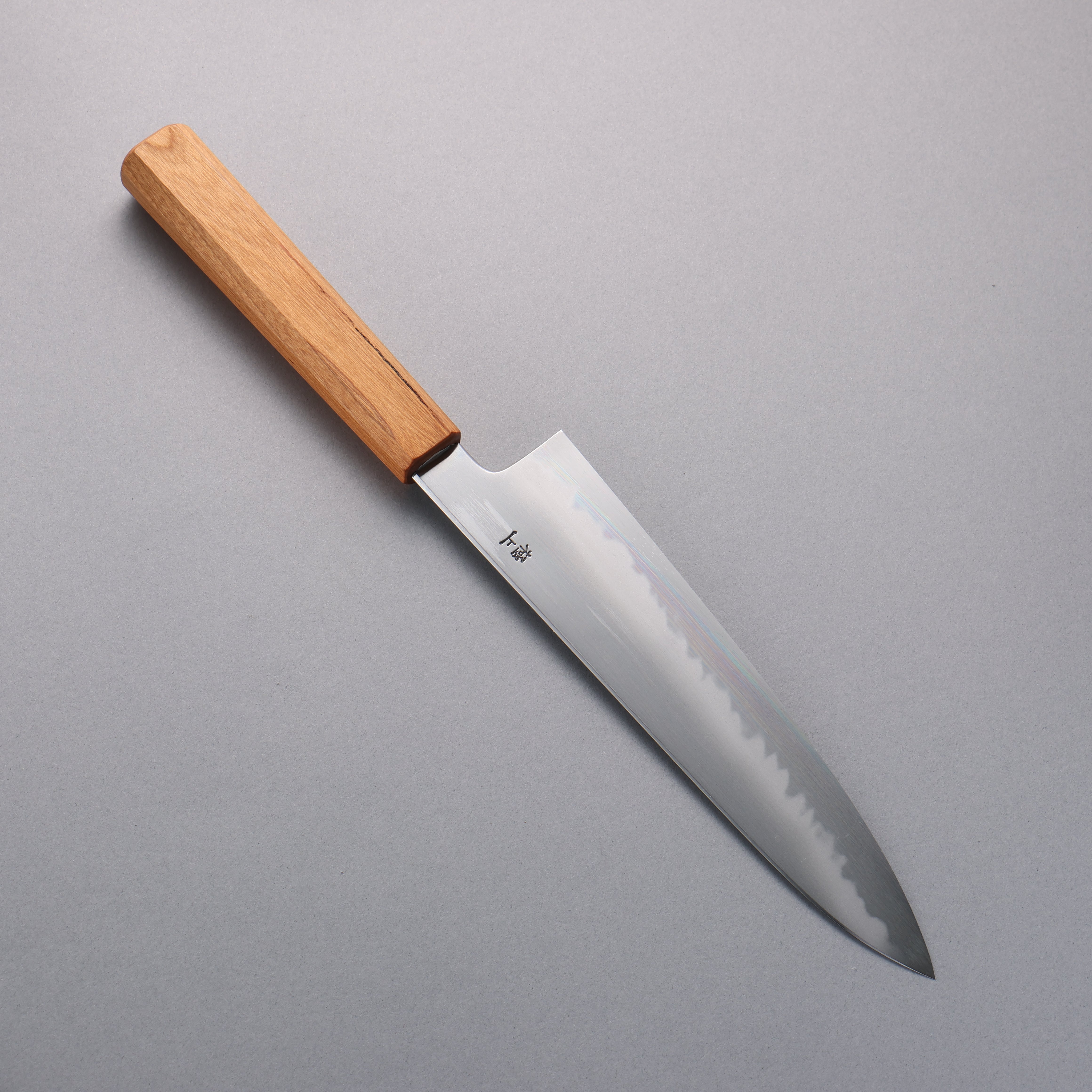 Kagekiyo Finest White Steel No.2 Gyuto 210mm Cherry Tree Handle with Sheath - Japanny - Best Japanese Knife