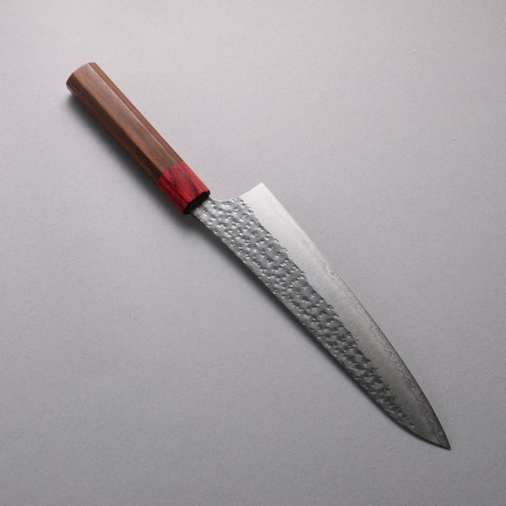 Yu Kurosaki Senko Ryu SG2 Hammered Gyuto  210mm Rosewood (ferrule: Red Pakka wood) Handle - Japanny - Best Japanese Knife