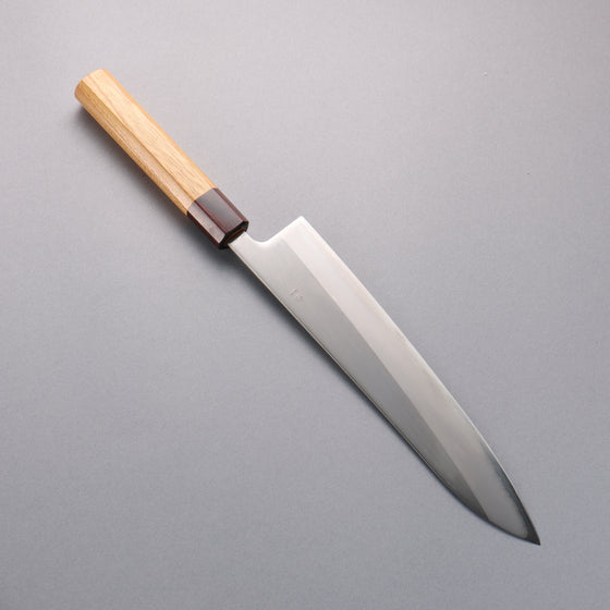 Oul White Steel No.1 Gyuto  240mm Keyaki (Japanese Elm) Handle - Japanny - Best Japanese Knife