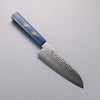 Sakai Takayuki VG10 33 Layer Damascus Santoku 170mm Live oak Lacquered (Saiseki) Handle - Japanny - Best Japanese Knife