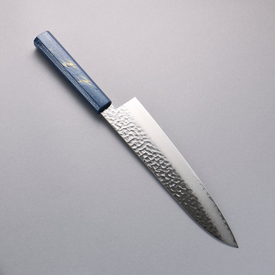 Sakai Takayuki VG10 33 Layer Damascus Gyuto 240mm Live oak Lacquered (Saiseki) Handle - Japanny - Best Japanese Knife