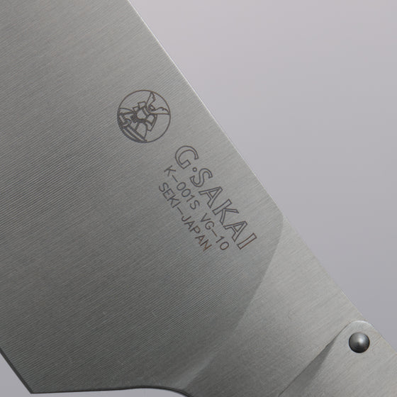 G.Sakai VG10 Santoku  165mm G-10 (Black) Handle - Japanny - Best Japanese Knife