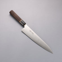  Seisuke Swedish Steel-stn Gyuto 240mm Burned Chestnuts Handle - Japanny - Best Japanese Knife