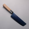 Seisuke SK-85 Ion plating Nakiri  160mm Teak (ferrule: Black Plastic) Handle - Japanny - Best Japanese Knife