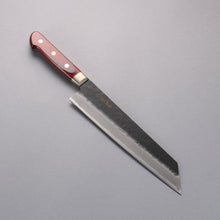  Seisuke Kuronashi Blue Super Nashiji Kurouchi Kiritsuke Gyuto 210mm Red Pakka wood Handle - Japanny - Best Japanese Knife